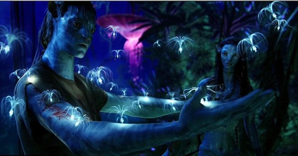 James Cameron's movie Avatar - floating soul blossoms